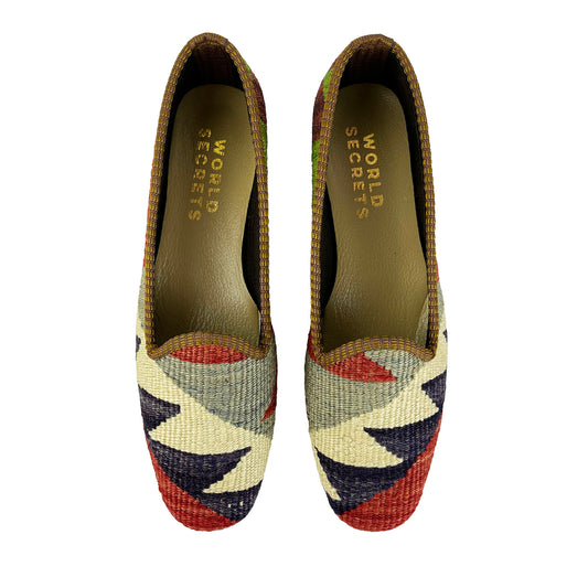 Oat - UK 5 Ladies Kilim Shoe