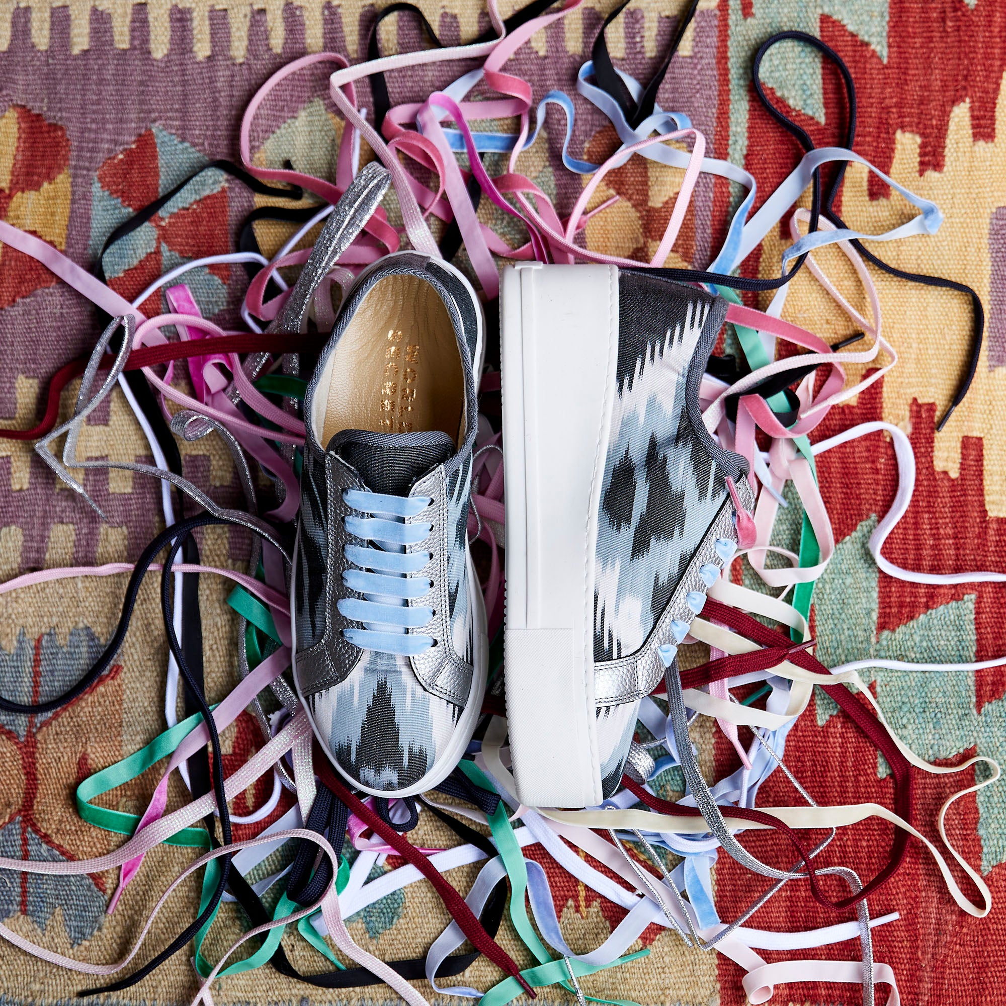 Silver - 'High Flyer' Sneakers