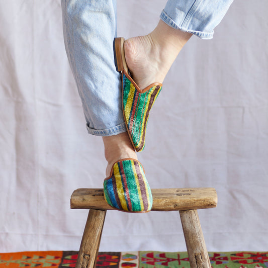 Grandpa Velvet Mules