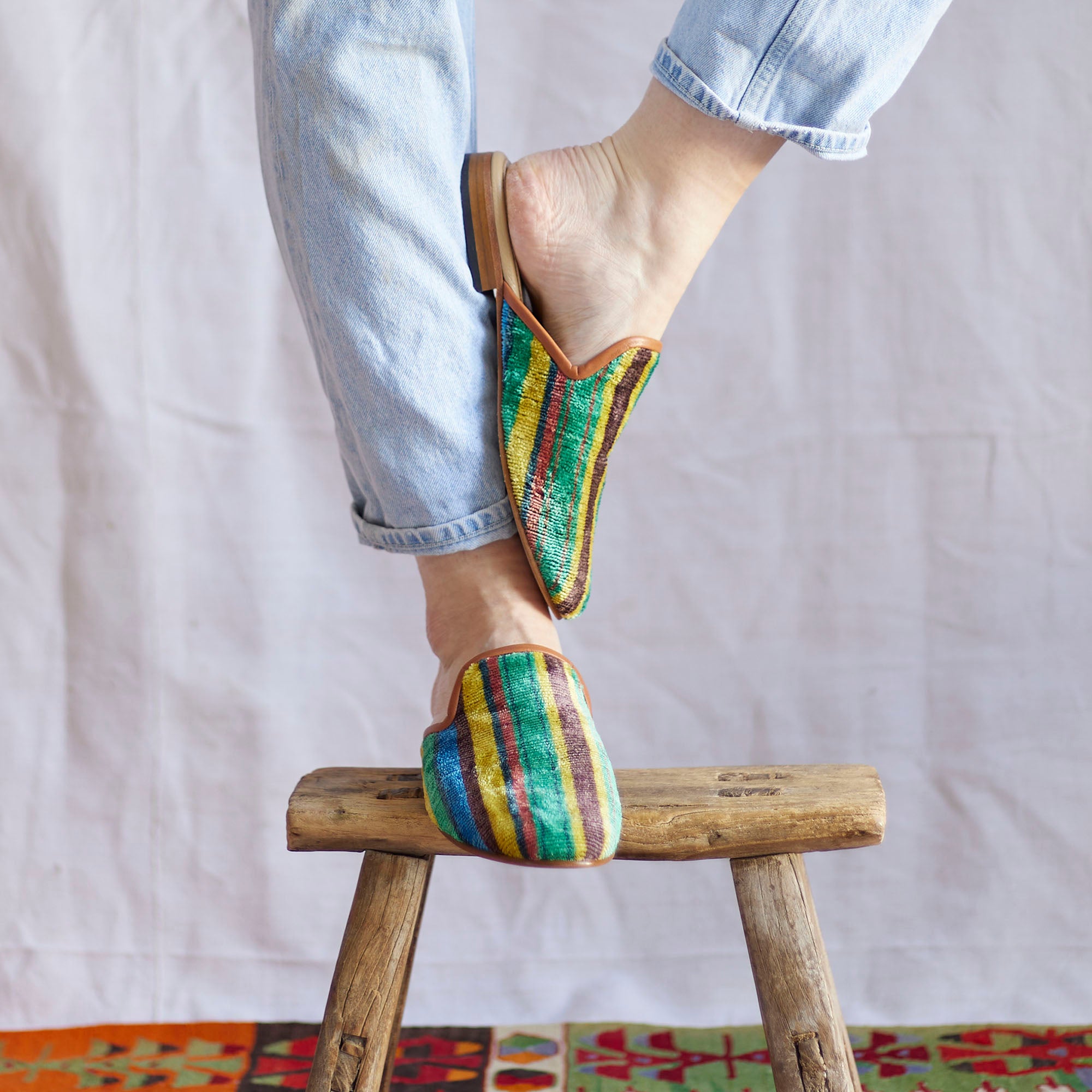 Grandpa Velvet Mules
