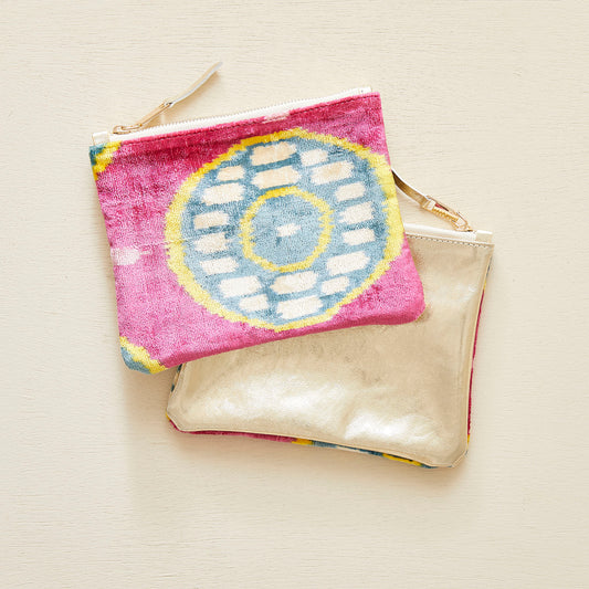 Velvet - Ikat Silk Clutch