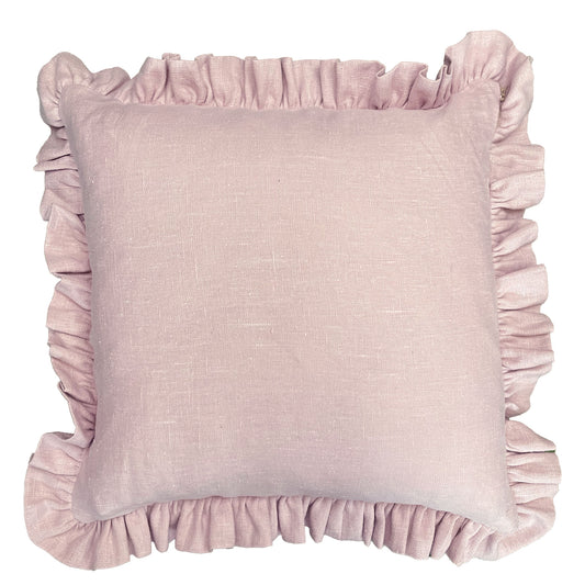 Sunshine - Large Ikat Ruffle Cushion