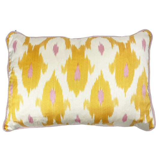 Sunshine - Mini Ikat Silk Cushion