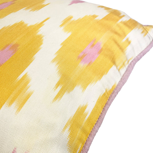 Sunshine - Mini Ikat Silk Cushion