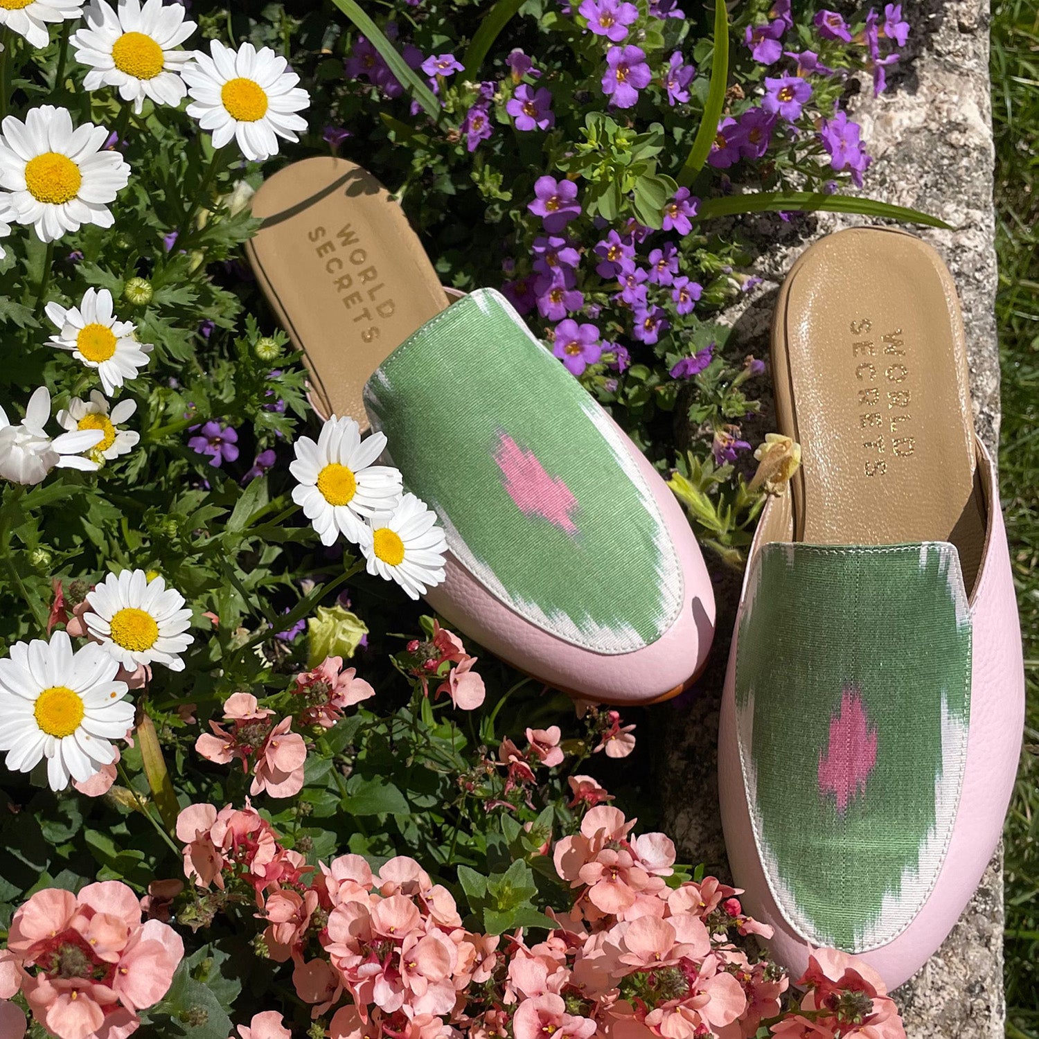 Apple Blossom - Ikat Mules