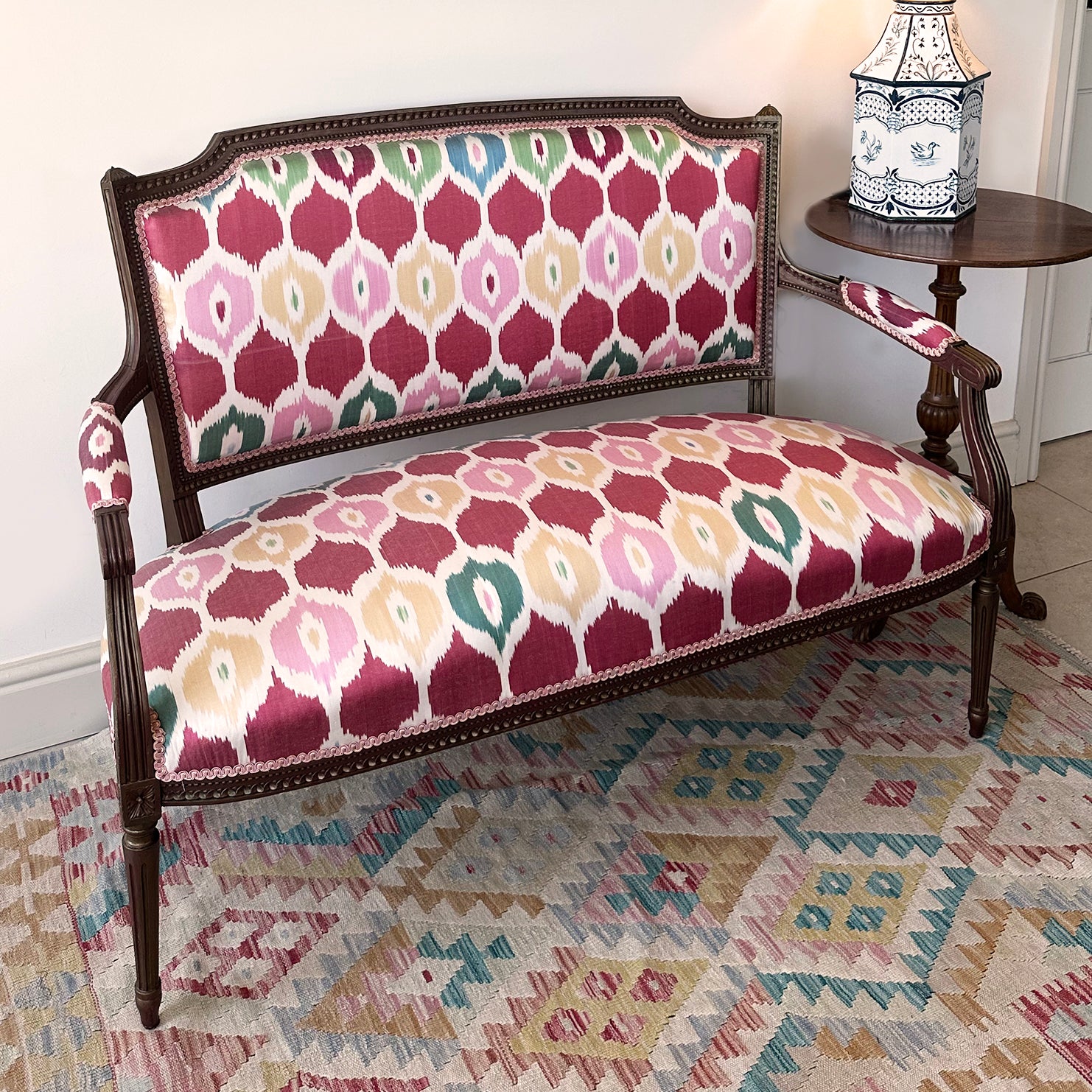 Ikat French Sofa