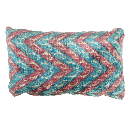 ZigZag - Ikat Velvet Cushion
