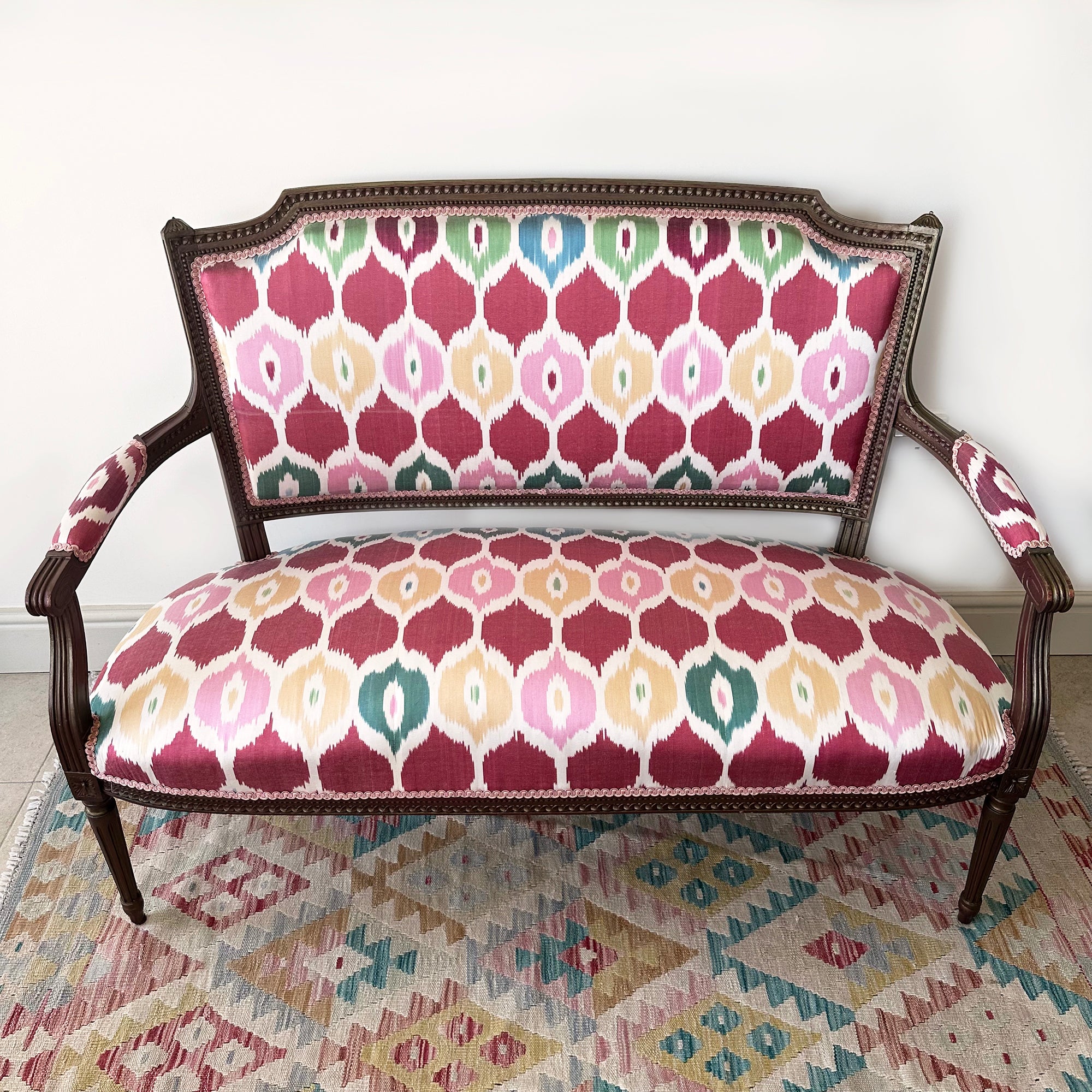 Ikat French Sofa